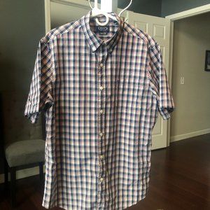 Chaps Men's Short Sleeve Button Down (XL)